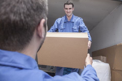 Professional office moving support for desks, boxes, and IT equipment in Sutton