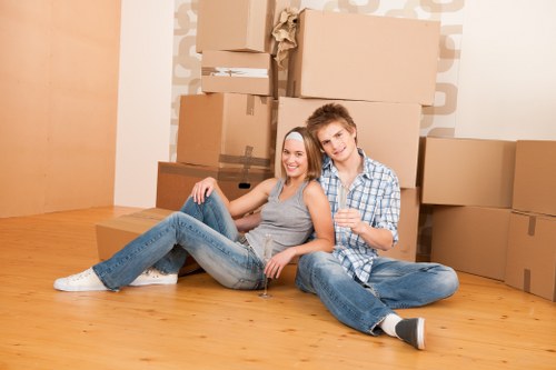 Moving team supporting a Sutton home removal