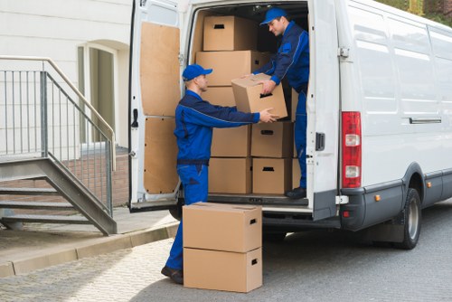 Risk assessment being carried out before a house move in Sutton
