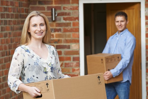 Professional van transport for boxes and household items in Sutton