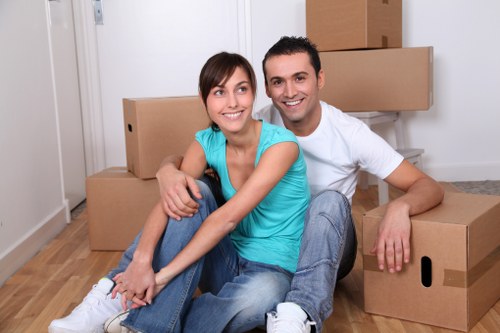 Commercial move planning in Sutton with business equipment and office furniture