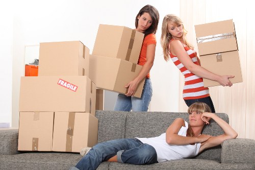 Commercial office furniture pick-up in Sutton